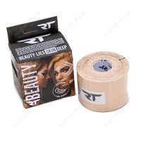 Кинезиотейп для лица REA TAPE Beauty, 5 м х 5 см, бежевый