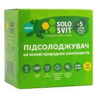 Подсластитель СолоСвит Stevia, 50 саше