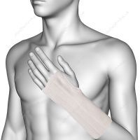 Бандаж на лучезапястный сустав эластичный, левый, Variteks 301