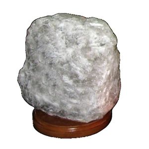 Соляная лампа "Скала", на деревяной подставке, 5-6 кг
