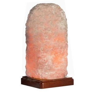 Соляна лампа "Скеля", на дерев'яній підстаці, 2-3 кг