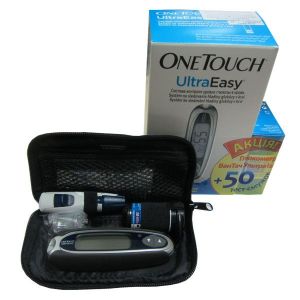 Глюкометр One Touch Ultra комплект (50+10 тест-смужок, 10 ланцетів, автоматична ручка для проколювання)