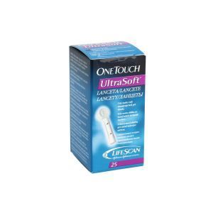 Ланцеты (иглы) One Touch Ultra Soft, 25 шт.