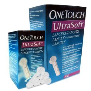 Ланцети (голки) One Touch Ultra Soft, 100 шт.