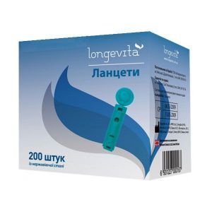 Ланцеты (иглы) Longevita, 200 шт.