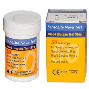 Тест-полоски к глюкометру Sensolite Nova Test, 50 шт.