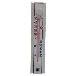 Термометр віконний "Сонячна парасолька", 17 см, кріплення – липучка