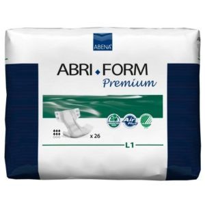 Подгузники для взрослых ABENA ABRI-FORM Premium L1, в талии 100-150 см (26 шт.)