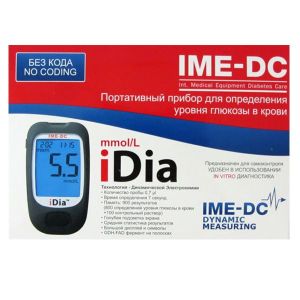 Глюкометр IME-DC-iDia + 50 діагностичних тест-смужок