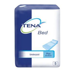 Пелюшки для дорослих поглинальні Tena Bed Plus, 60x90, 5 шт.
