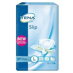 Подгузники TENA Slip Plus Large, в талии 92-144 см (10 шт.)