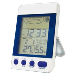 Термометр цифровий T-03 із функціями: гігрометр, годинник, календар