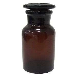 Бутыль для реактивов, 60 мл, с пробкой и широким горлом (темное стекло), Стеклоприбор
