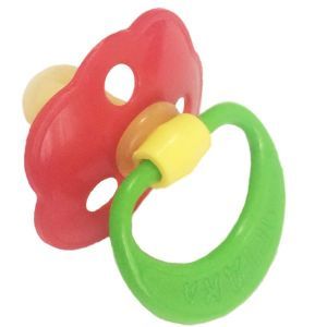 Соска-пустушка латексна "Ягідка", упаковка картон, КиївГума