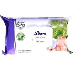 Серветки дитячі вологі "Libero Easy Change", 64 шт.