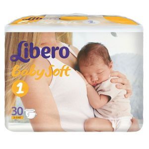 Підгузки дитячі Libero Newborn 1 (2-5 кг), 30 шт.