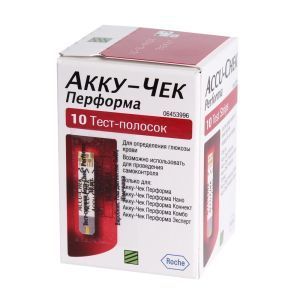 Тест-смужки Accu-Chek Performa, 10 шт.