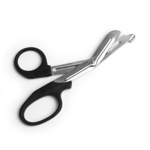 Ножиці Lister для розрізання перев'язувального матеріалу, з чорними ручками