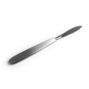 Нож по Langenbeck, для резекции, брюшистый, длина лезвия 5,5 см