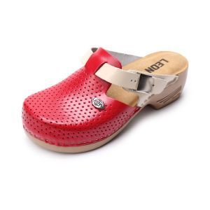 Медичне взуття Leon Sabo PU158, червоний, розм. 36-41