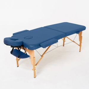 Складной 2-секционный массажный стол RelaxLine, модель Bali (темно-синий), FMA206A-1.2.3
