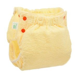 Многоразовые трусики-подгузники Экопупс Classic Active без кармана с вкладкой, желтые, разм. 72-80, вес 6-12 кг