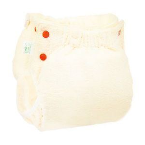 Многоразовые трусики-подгузники Экопупс Classic Active без кармана с вкладкой, молочные, разм. 72-80, вес 6-12 кг