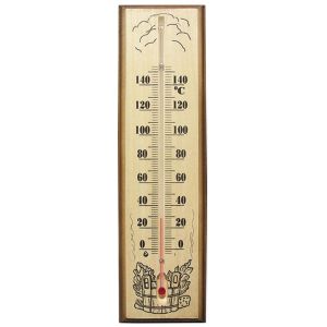 Термометр для сауны ТС исп. 1 на деревянном основании