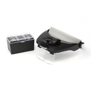 Бінокулярна лупа Magnifier 81001-E з LED-підсвічуванням 1,2X-6X збільшення