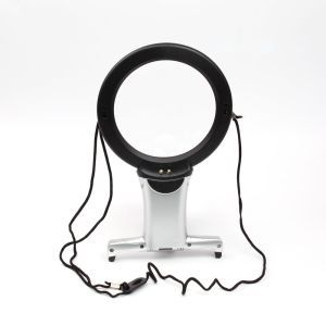 Лупа для вишивання Magnifier 11B-1 із LED-підсвічуванням, 2,25x+5x збільшення, діаметр 100+25 мм