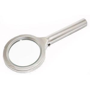 Ручная лупа с LED-подсветкой, 3x увеличение, диаметр 73 мм, Magnifier 8B-2