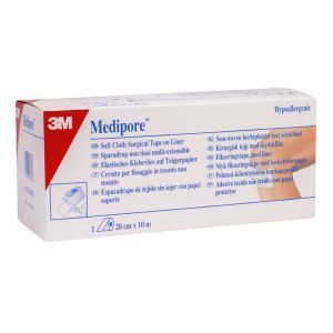 Пластир на паперовому лайнері 3M Medipore 2991/4, 20х10 см