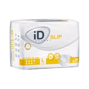 Підгузки iD Expert Slip Extra Plus Large, у талії 115-155 см (28 шт.)
