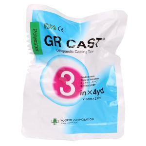 Ортопедический медицинский бинт GR Cast 3'х4 yds из полиэстера, зеленый
