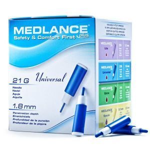 Ланцет автоматичний Medlance Universal Plus (скарифікатор) 21G, 200 шт./уп.