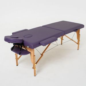 Масажний стіл RelaxLine FMA201A-1.2.3 (Laguna), фіолетовий, дерев'яний