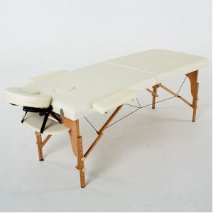 Массажный стол RelaxLine FMA201A-1.2.3 (Laguna), светло-бежевый, деревянный