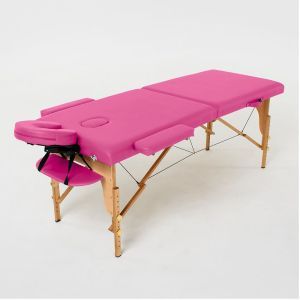 Массажный стол RelaxLine FMA201A-1.2.3 (Laguna), розовый, деревянный