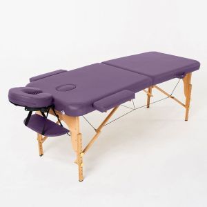 Массажный стол RelaxLine FMA201A-1.2.3 (Bali), фиолетовый, деревянный