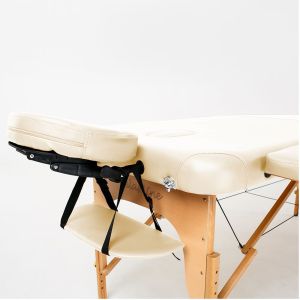 Масажний стіл RelaxLine Malibu FMA306A-1.2.3, світло-бежевий, дерев'яний
