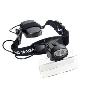 Бінокулярна лупа з підсвічуванням Magnifier 9892C