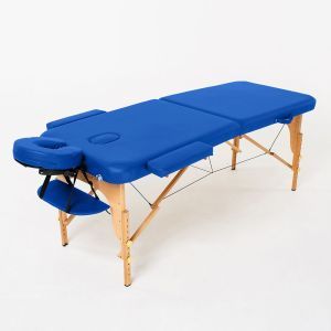 Массажный стол RelaxLine FMA206A-1.2.3 (Bali), синий, деревянный
