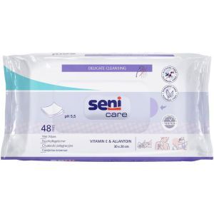 Влажные салфетки для ухода за кожей Seni Care, 48 шт.