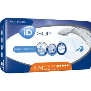 Підгузки Slip Extra Plus Medium (у талії 80-125 см), 30 шт., iD Expert