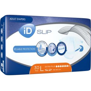 Подгузники iD Expert Slip Extra Plus Large в талии 115-155 см (30 шт.)