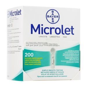 Голка з силіконовим покриттям Microlet №200 (ланцети)