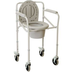 Складаний стілець-туалет на колесах, OSD-2110JW