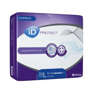 Пеленки для взрослых ID Protect Underpads Plus 60x90 №30