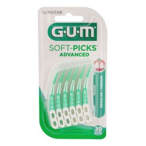 Набор межзубных щеток SoftPicks Advanced, 30 шт., GUM