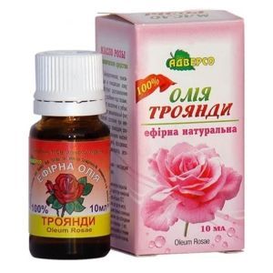 Ефірна олія троянди, 10%, 10 мл, Адверсо